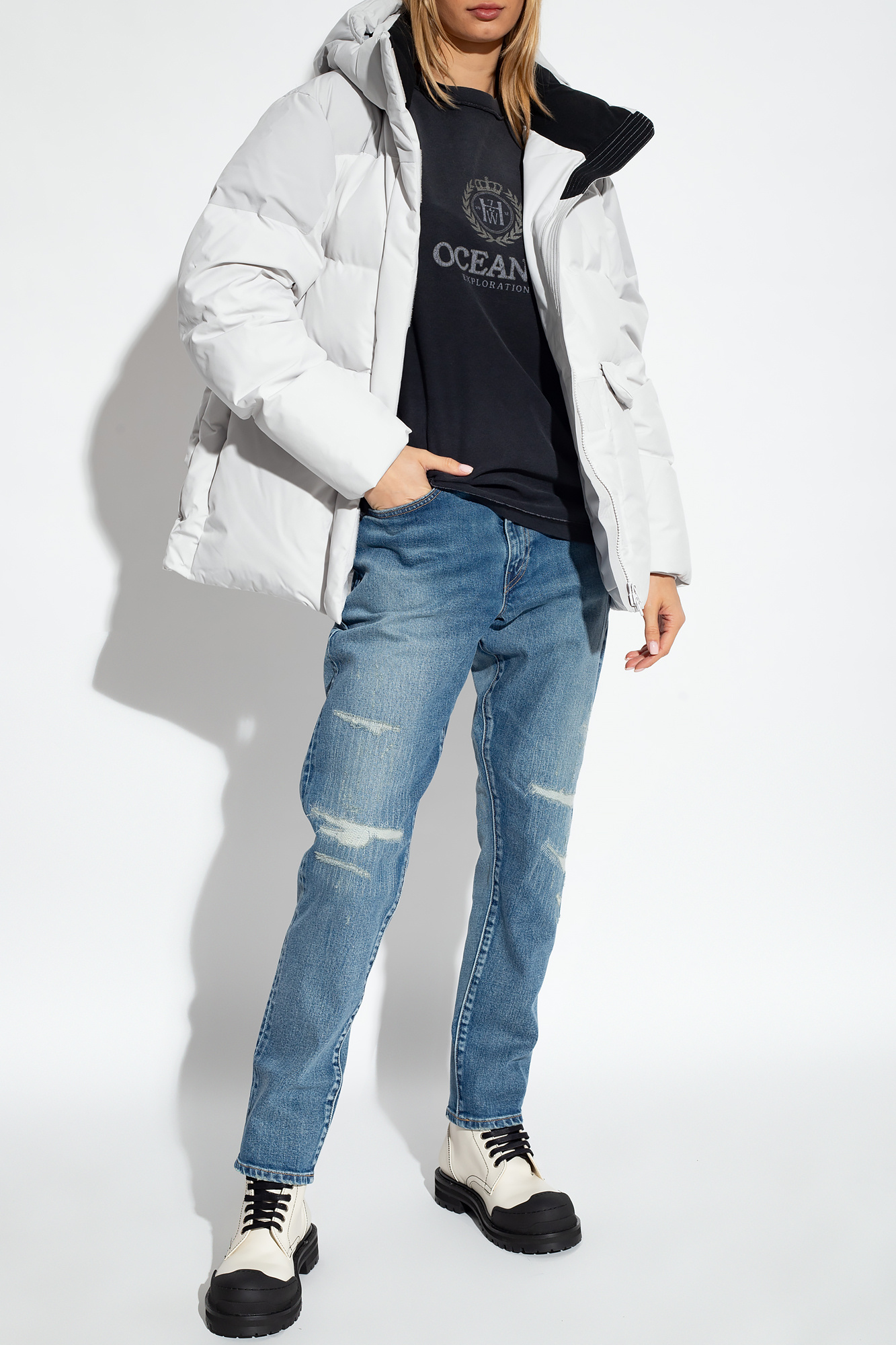 shirt Holzweiler - Steep Tech Apogee rain jacket - Grey